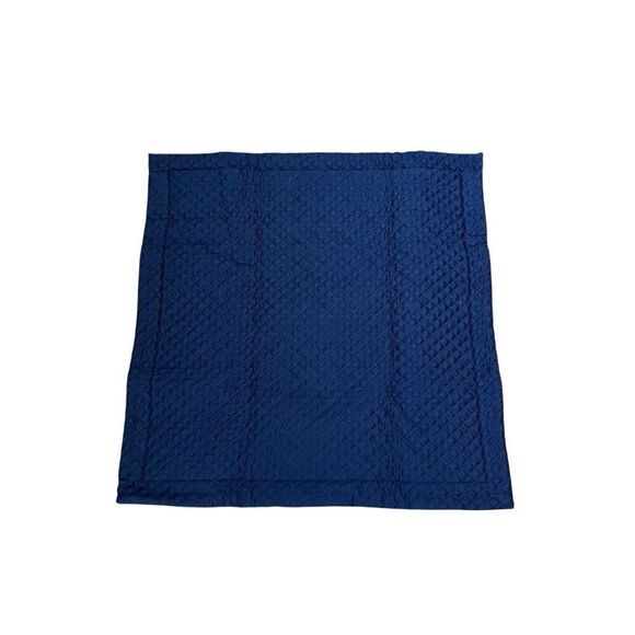 Ralph Lauren Navy Journeys End Collection Euro Pillow Sham 30 x 30 NWT MSRP $215 - Picture 3 of 3